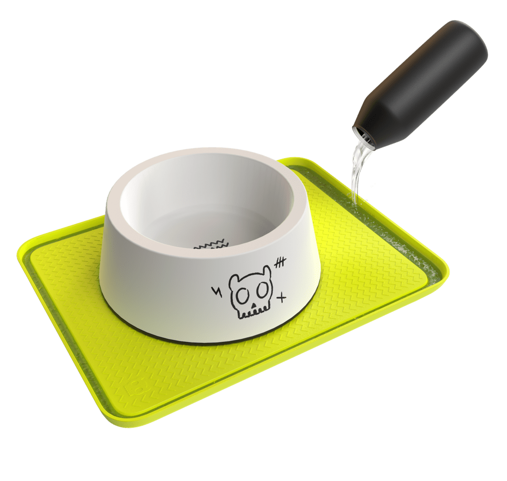 ZeeDog Bowls & Feeders Zee Mat Lime