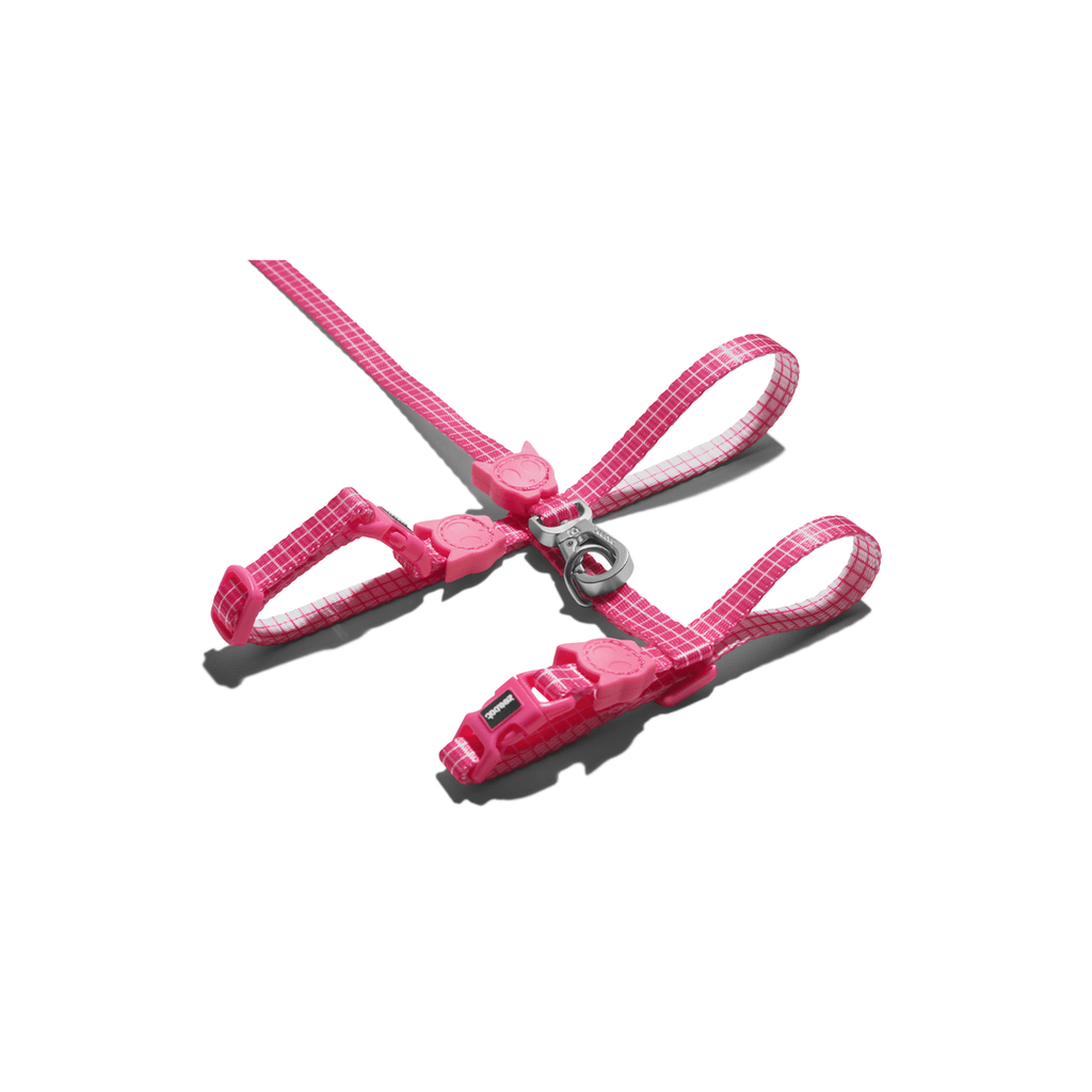 ZeeDog Harnesses One Size Juego Harness + Correa "Pink Wave" para gatos