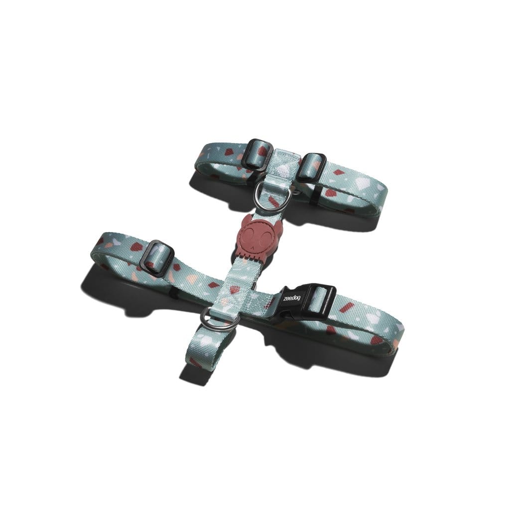 ZeeDog Harnesses H-Harness para perros Terrazo Green