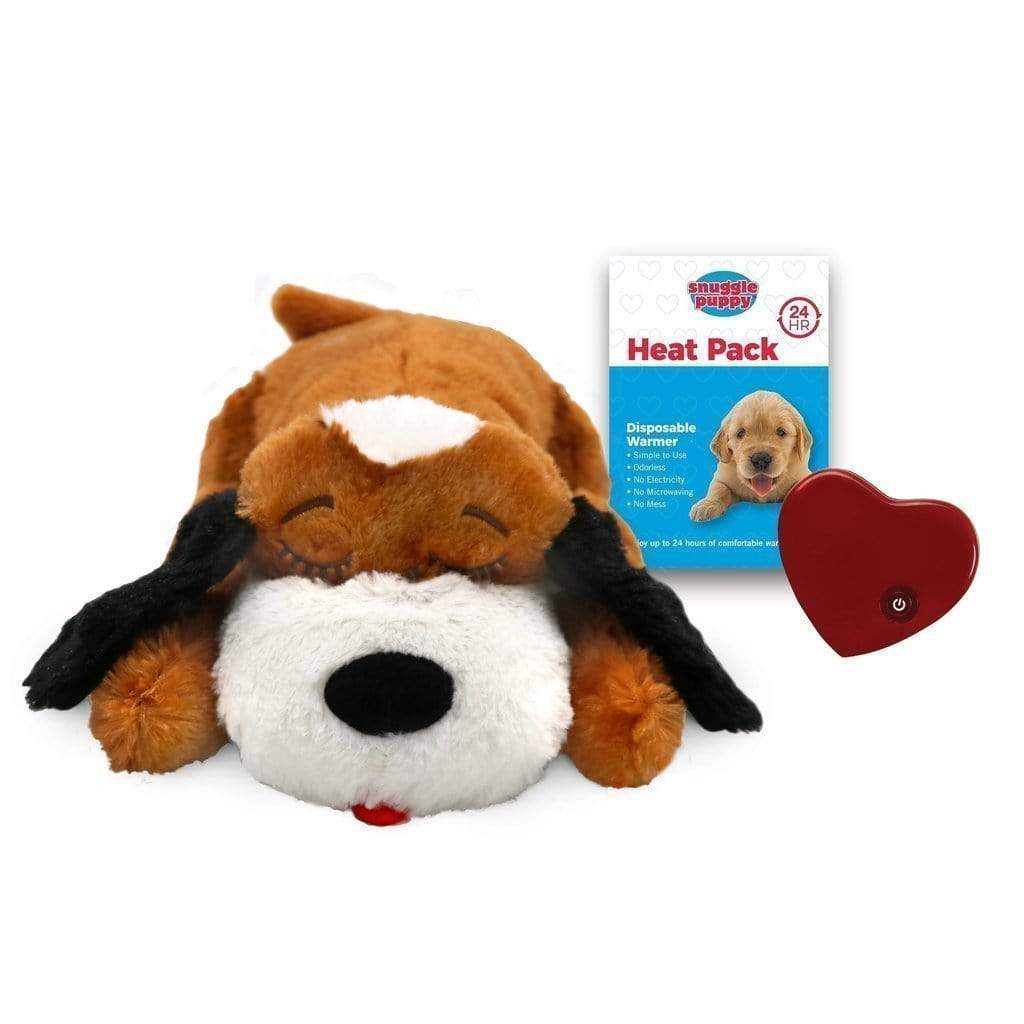 Smart Pet Love Toys Brown & White Snuggle Puppy